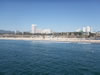 Looking at Santa Monica from the end of the pier 