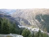 Views over Queenstown from the top of the skyline gondola 